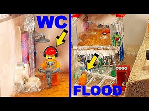 LEGO FLOOD in TOILET and BIG FLOOD on the CITY - ep 35