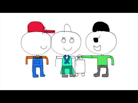 Riddler Goon meets a female neighbor