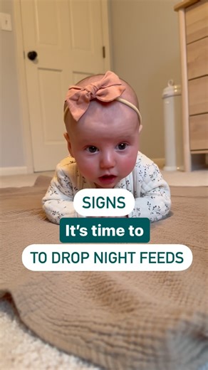 If your baby is over 3-4 months and is: ➕ A distracted daytime feeder ➕Grazing ➕Not interested in feeding during the day ➕Waking up at THE SAME TIME every night no matter what happens during the day ➕Falls asleep asleep quickly upon starting to feed at breast or bottle not taking a full feed overnight They May be READY to WEAN OVERNIGHT FEEDS‼️ Feeding is typically a fast and effective way to get your baby back to sleep BUT Over time these overnight feeds can impact your baby’s daytime appetite.