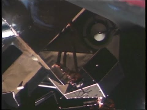 1969 Apollo 11 Undocking Lunar Module on the Far Side of the Moon, 100:09 GET