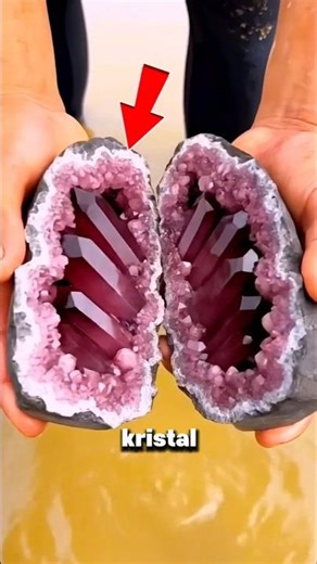 batu yang di temukan ternyata batu kristal#shorts