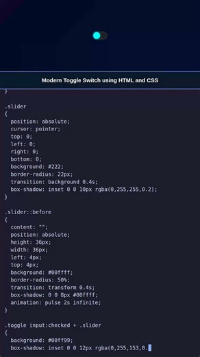 Epic Toggle Switch | HTML CSS