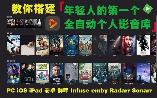 年轻人的第一个全自动个人影音库-效果展示