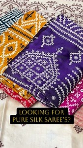 Kutchi Bharat/Gujrati stitch/Sindhi Embroidary pure silk Saree’s are added to the collection. You can place your orders on our website Bigsarees.in | Bigsarees