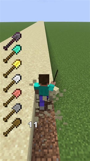 all shocel vs Sand in Minecraft