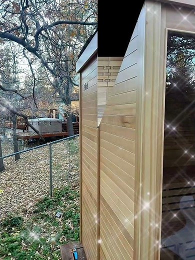 🌲🔥 Customer Feedback | Outdoor Steam Sauna Room Installation – A Peaceful Retreat in Nature #sauna