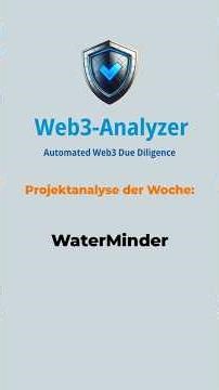 WaterMinder im Faktencheck | #web3 #audit [DE]