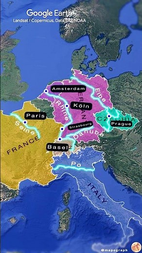Major rivers of Europe, Part 1