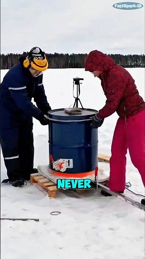 They Dropped a Red Hot Anvil Into Frozen Ice 😳