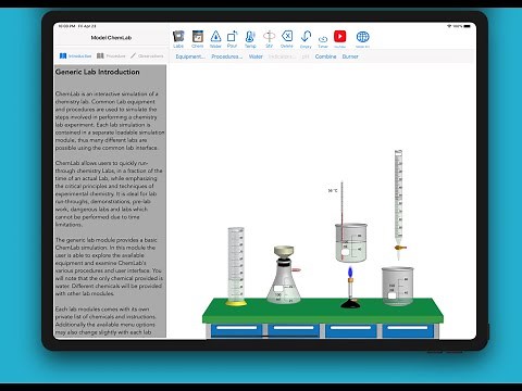 ChemLab for iPadOS - A virtual chemistry lab for iPadOS
