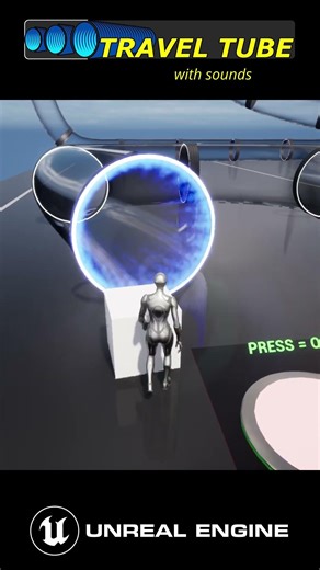 Activate Spline Tube pump by button on Unreal Engine