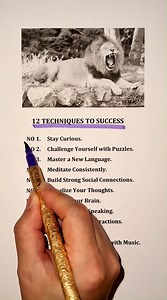 12 TECHNIQUES TO SUCCESS #success #successmindset #mindset | Dream To Success