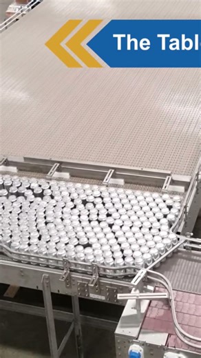 Collecting Cans on an Accumulation Table #accumulationconveyor #canhandling #productaccumulation
