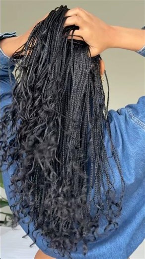 5 week mini/micro braids maintenance! #microbraids #washday