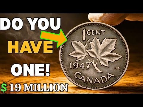 Top 4 Most Valuable old Canada 1 Cent Coins Worth Millions Rare Canadian Cents You Should Look For!