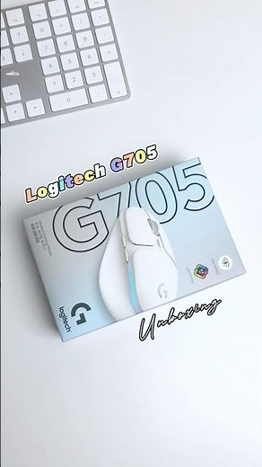 羅技G705 無線滑鼠 - 輕盈小巧，無延遲的精準 #3c #logitech #電競 #開箱
