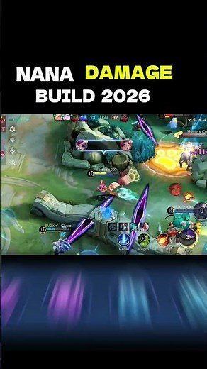 NANA DAMAGE BUILD 2026. #mobilelegends #oneshotbuild #nana #mlbb