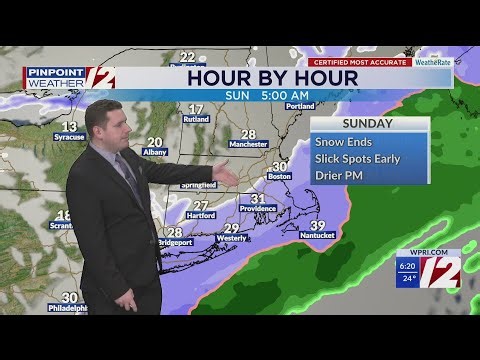 WPRI 12 Weather Forecast 12/13/25: Tracking Accumulating Snow For Tonight