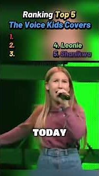 😱 Ranking Top 5 The Voice Kids Covers🥇😍