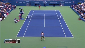 Flavia Pennetta closes out Simona Halep in semis