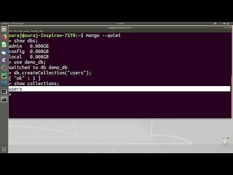 MongoDB Tutorial 2 : Create and Delete Collections