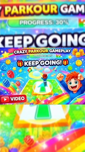 🏃‍♂️ Can I Complete This Crazy Colorful Obby?#roblox #gaming #shorts