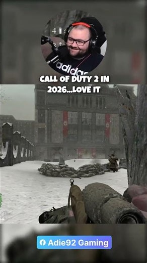 Call of Duty 2 in 2026 is fun! Enjoyed playing it live on stream 🫡
