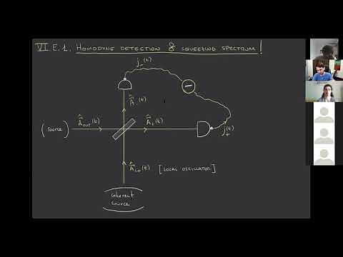 Quantum Optics 16: Homodyne detection, output-field squeezing, and optical parametric oscillators.