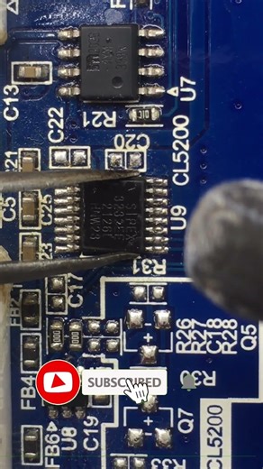 How SMD Ic Solder using hot air gun #scene #tech #diy