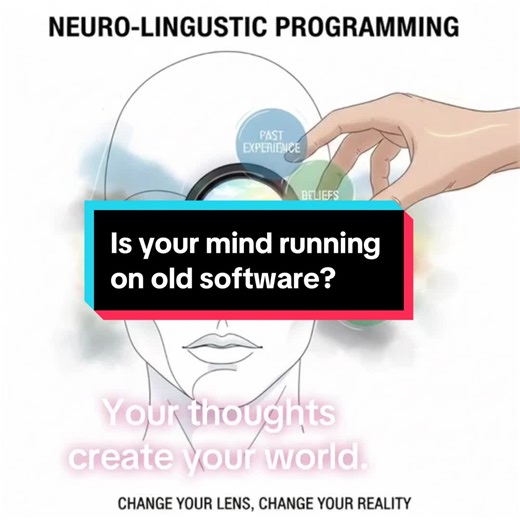 Neuro-Linguistic Programming (NLP) helps you rewire the thoughts and language patterns that hold you back. Change your internal filters to change your results. #NLP #MindsetShift #PersonalDevelopment #Neuroscience #RewireYourBrain