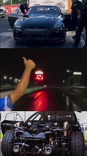 El Cuco TwinTurbo GTR goes 6.98@196mph # #nyce1s #automobile #gtr #racing #twinturbo #nissan