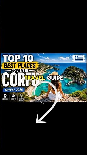 Top 10 Places To Visit In Corfu | Greece #shorts
