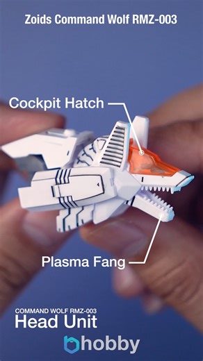 B Hobby | Part 1 Zoids Command Wolf Head @zoids_official @takaratomytoys #satisfying #asmr #bhobby #modelkit #zoids #zoidsofinstagram #takaratomy... | Instagram