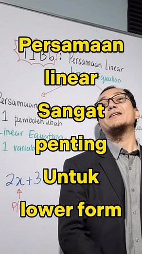 Linear equation lower form | PTTI