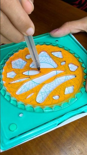 カラフルすぎるスピログラフ模様！🌈 #アート #癒し動画 #shorts