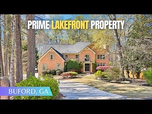 Stunning Lakefront Property w/Private Boat Slip + 2 Kitchens + 4 Car Garage + Gym + Sunroom FOR SALE