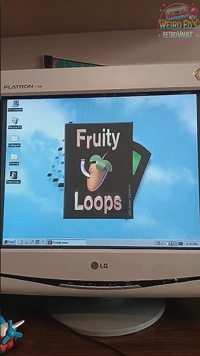 Testing the first Fruity Loops on Windows 98 with a Pentium 2 — making a simple beat from scratch 🎛️