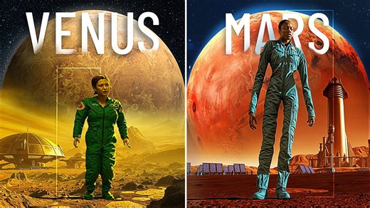 Here's what you'd look like on other planets