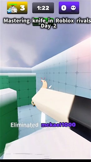 Day 2 of mastering knife in Roblox rivals #roblox #gaming #rivals #edit