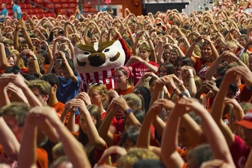 STILL/MOVING 2025: Where we meet A 360-view of the freshman class and new transfer students during Wisconsin Welcome. Video by Jeff Miller | UW–Madison | University of Wisconsin-Madison