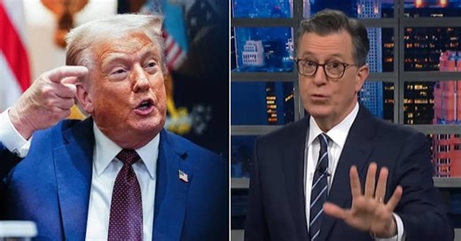 Stephen Colbert Roasts Donald Trump Over 'Insane' AI Video of President Pooping on Protestors as 'King': Watch