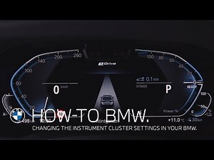BMW - How to change the instrument cluster settings in your BMW – BMW How-To