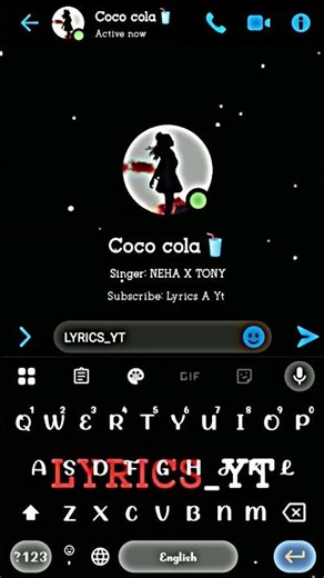 coca cola 2- chatting lyrics edit-use Headphone for better experience🎧#cocacola2 #shortfeed #shorts