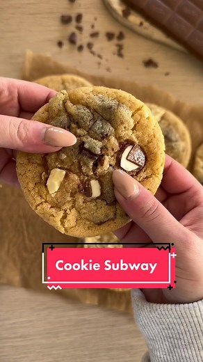 Recette de Cookies Moelleux Style Subway Americain