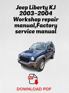 Jeep Liberty KJ 2003-2004 Repair Manual: OEM Factory Service (pdf),maintenance Manual - Etsy