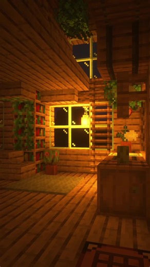Cozy Rainy Night Aesthetic in Minecraft