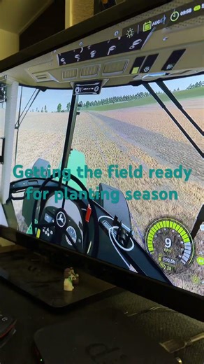 Disc’n the field to start planting