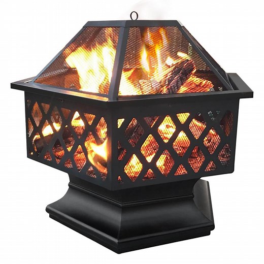 Yaheetech Hex Shaped Fire Bowl