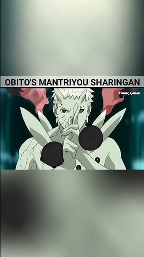 Obito Uchia's Mangkeyou sharingan in Naruto #narutohindi