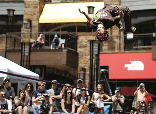 Slacklining makes its Teva debut